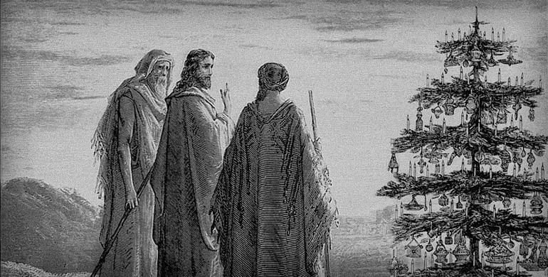 Walking On The Emmaus Road At Christmas